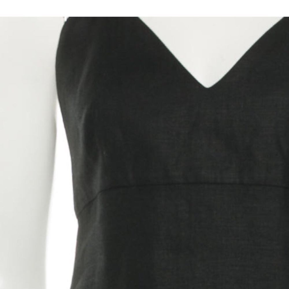 Chanel back linen dress